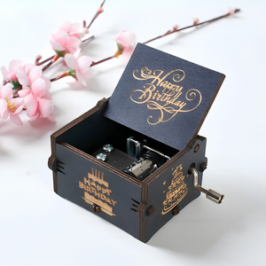 Happy Birthday Wooden Music Box | Unique Gift India