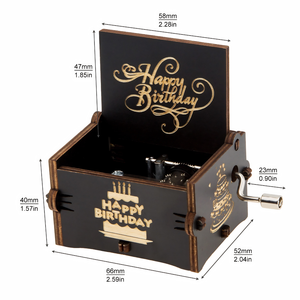 Happy Birthday Wooden Music Box | Unique Gift India