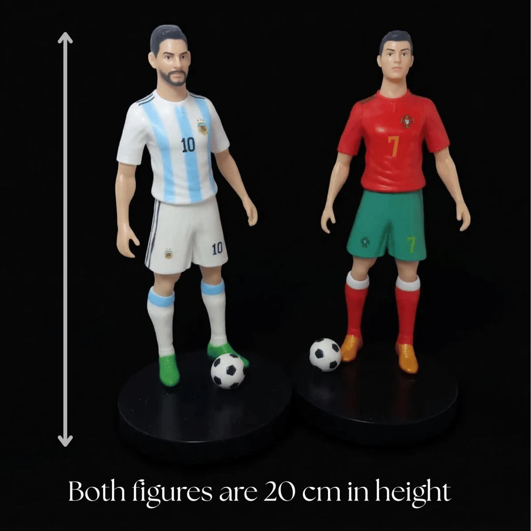 FIFA Football Legends | Lionel Messi & Cristiano Ronaldo Premium Figures