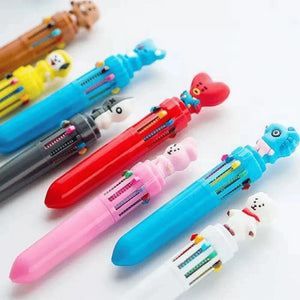 BTS Multicolour Gel Pen | K-Pop Stationery