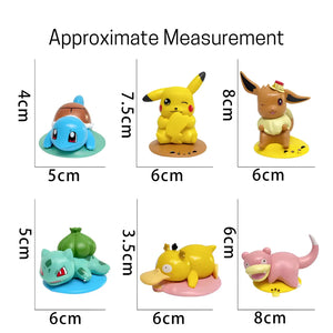 Chibi Pokémon Magnetic Figures | Cute Collectibles