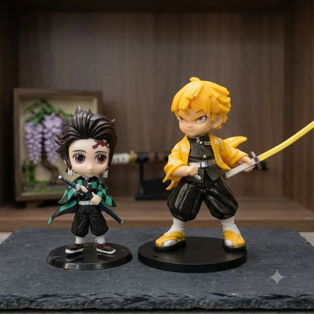 Demon Slayer Figures | Tanjiro Kamado & Zenitsu Agatsuma
