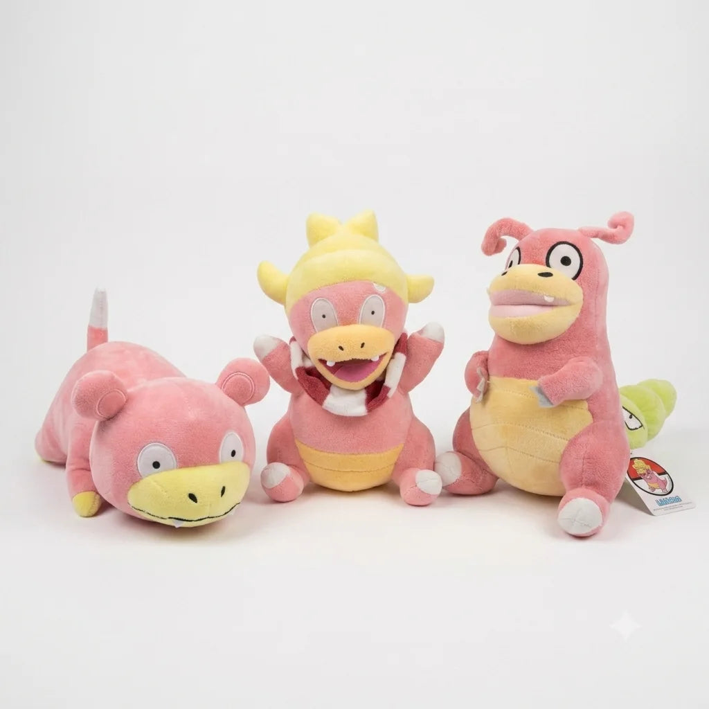 Slowpoke Evolution Collection | Slowpoke, Slowbro & Slowking Pokémon Plush