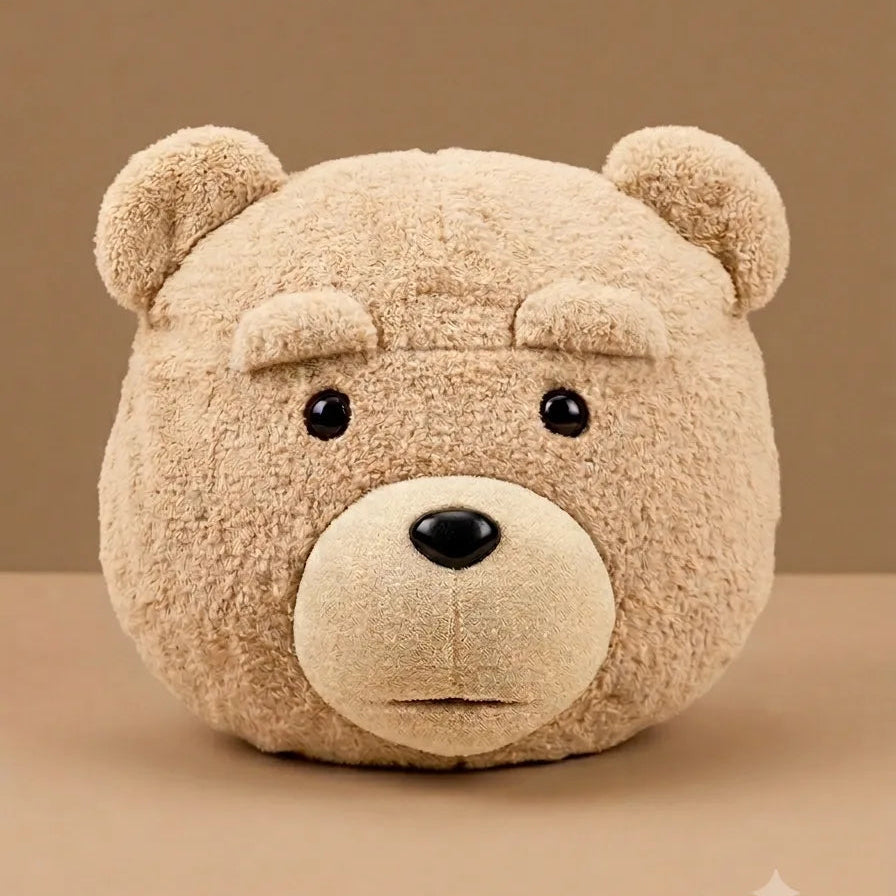 Jumbo Ted Bear Pillow | Ultra-Soft Plush Cushion