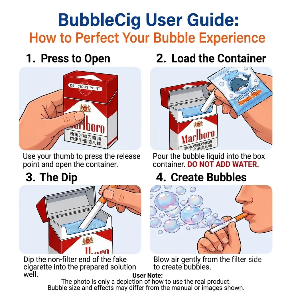 Cigarette Bubble Maker | Fun Party Toy