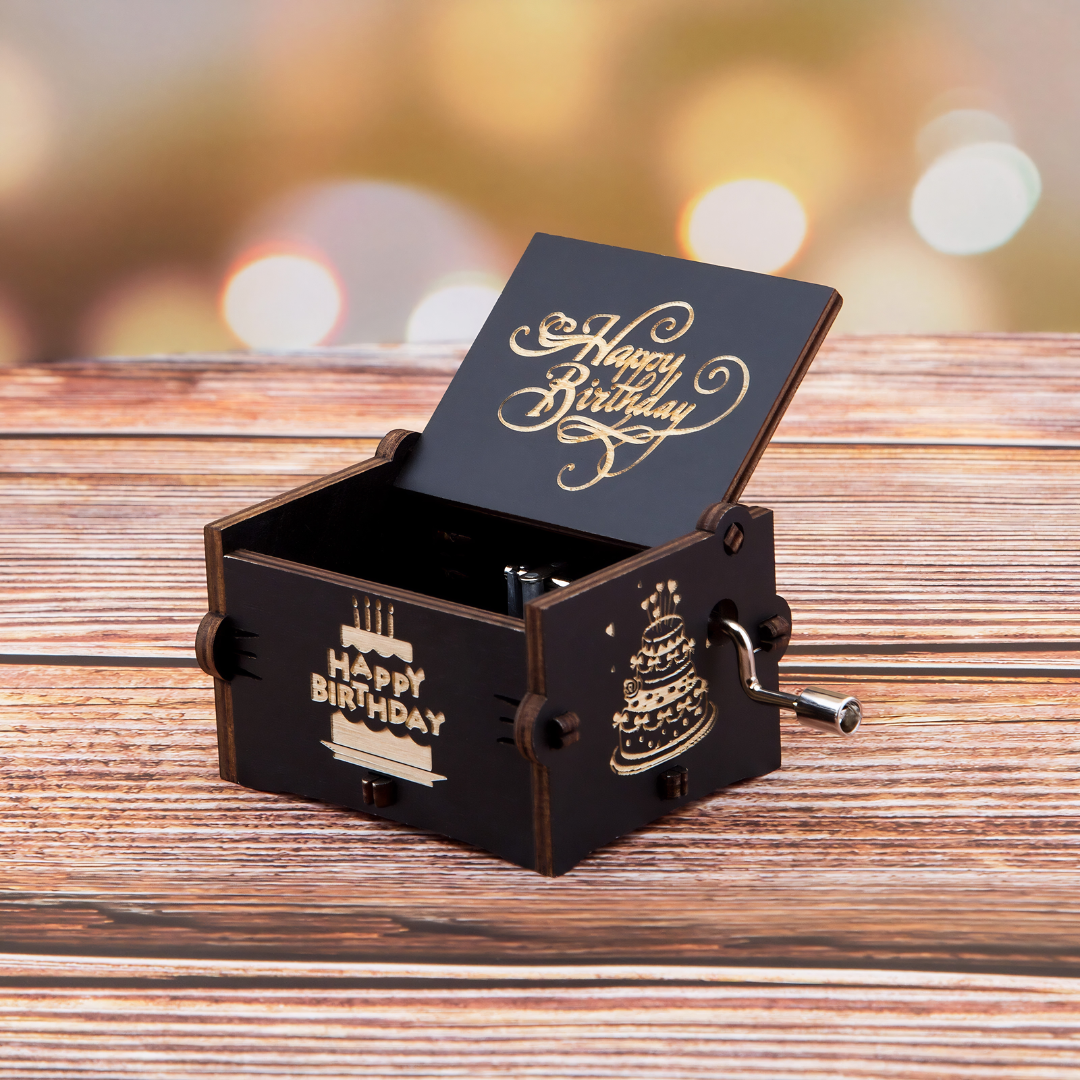 Happy Birthday Wooden Music Box | Unique Gift India