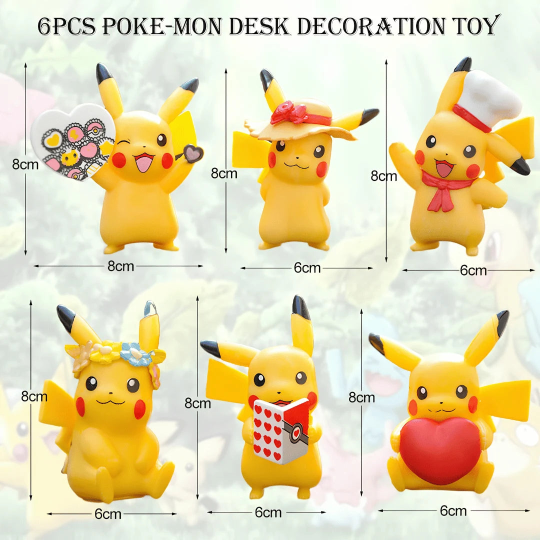 Pikachu Happy Mini Figures | Pokémon Collectible