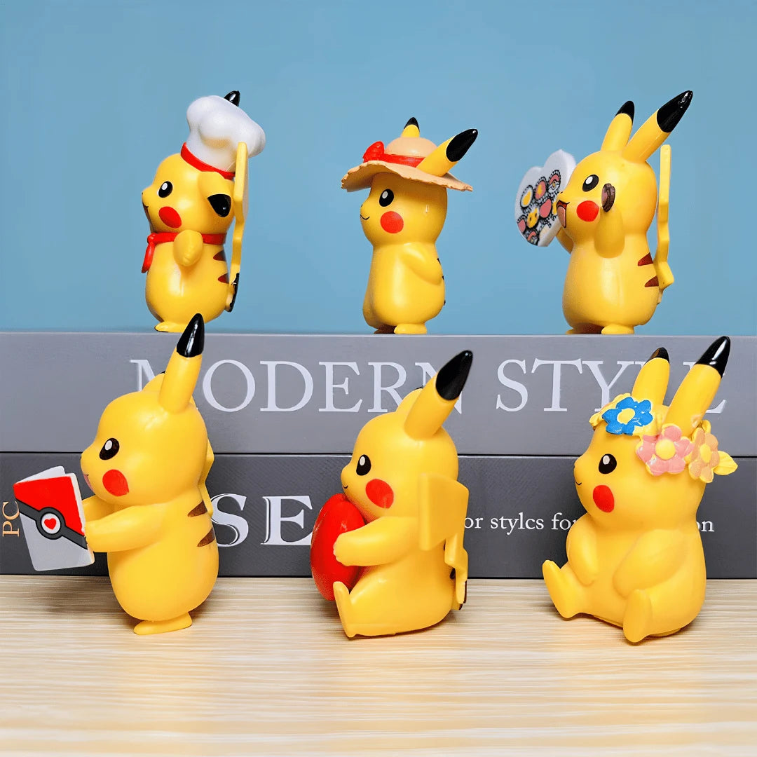 Pikachu Happy Mini Figures | Pokémon Collectible
