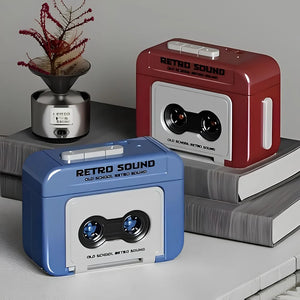 Retro Tape Recorder Keychain with Sound | Mini Audio Recorder Bag Charm