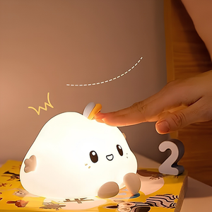 Cloud Night Lamp | Kawaii Silicone Color-Changing Bedside Lamp