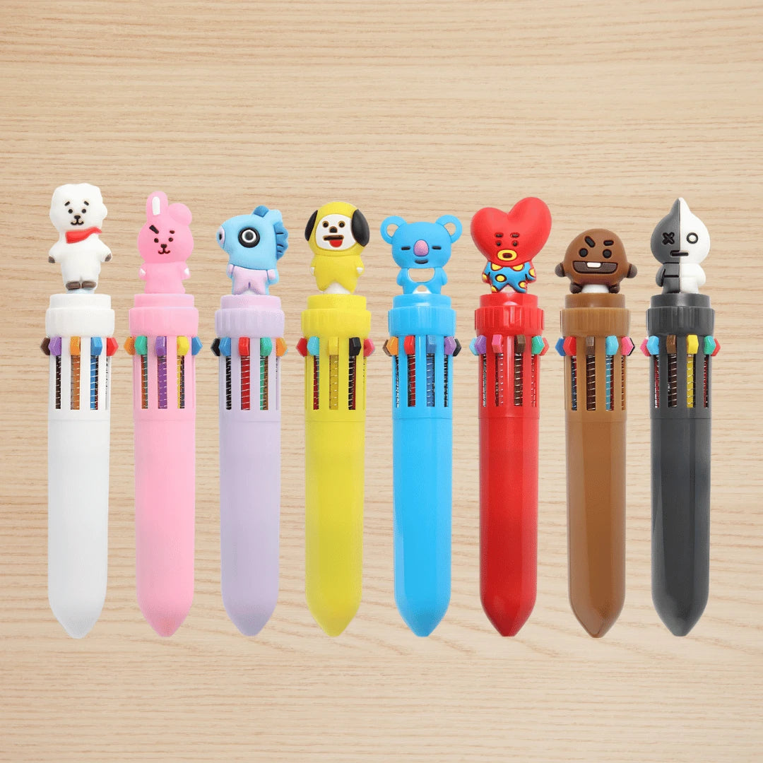 BTS Multicolour Gel Pen | K-Pop Stationery
