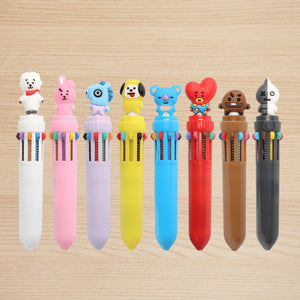 BTS Multicolour Gel Pen | K-Pop Stationery