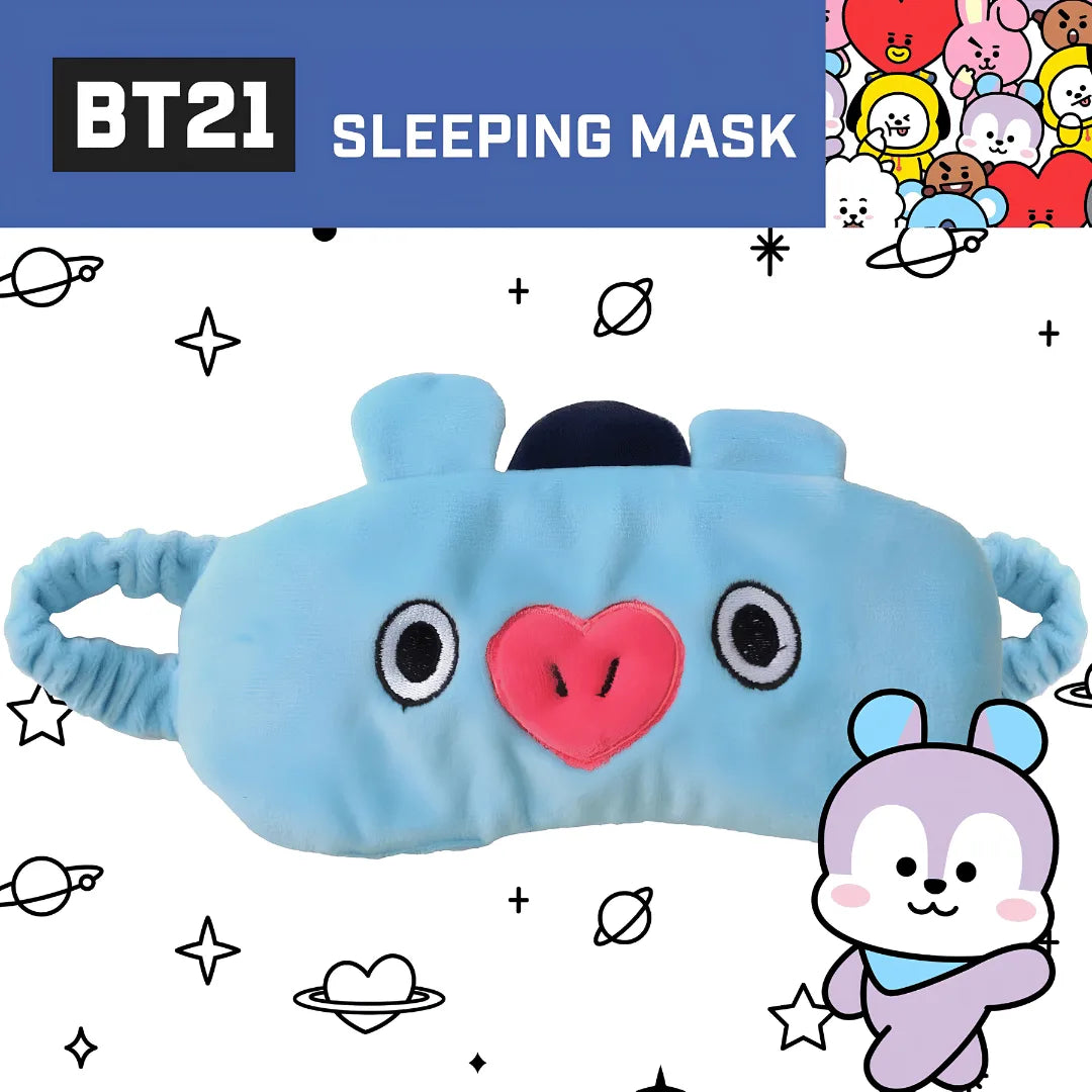 BT21 Sleep Eye Mask | Soft Travel & Sleeping Eye Cover