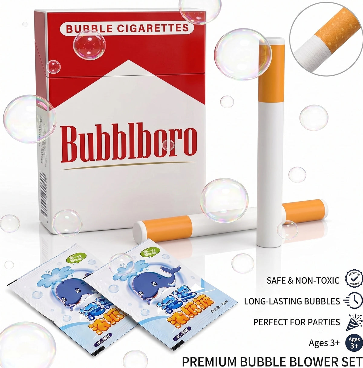 Cigarette Bubble Maker | Fun Party Toy