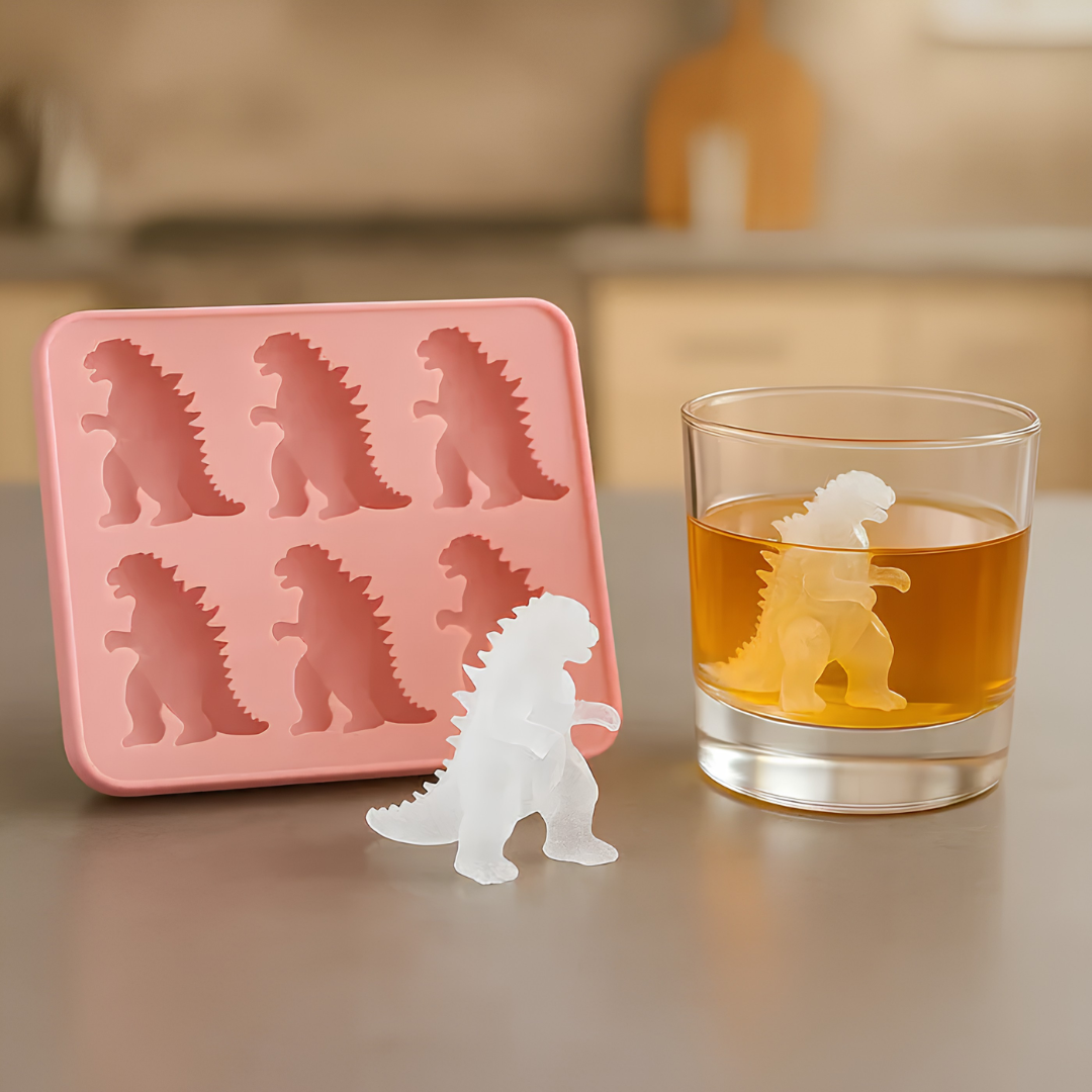 Godzilla Ice Cube Mold | 3D Silicone Freezer Tray
