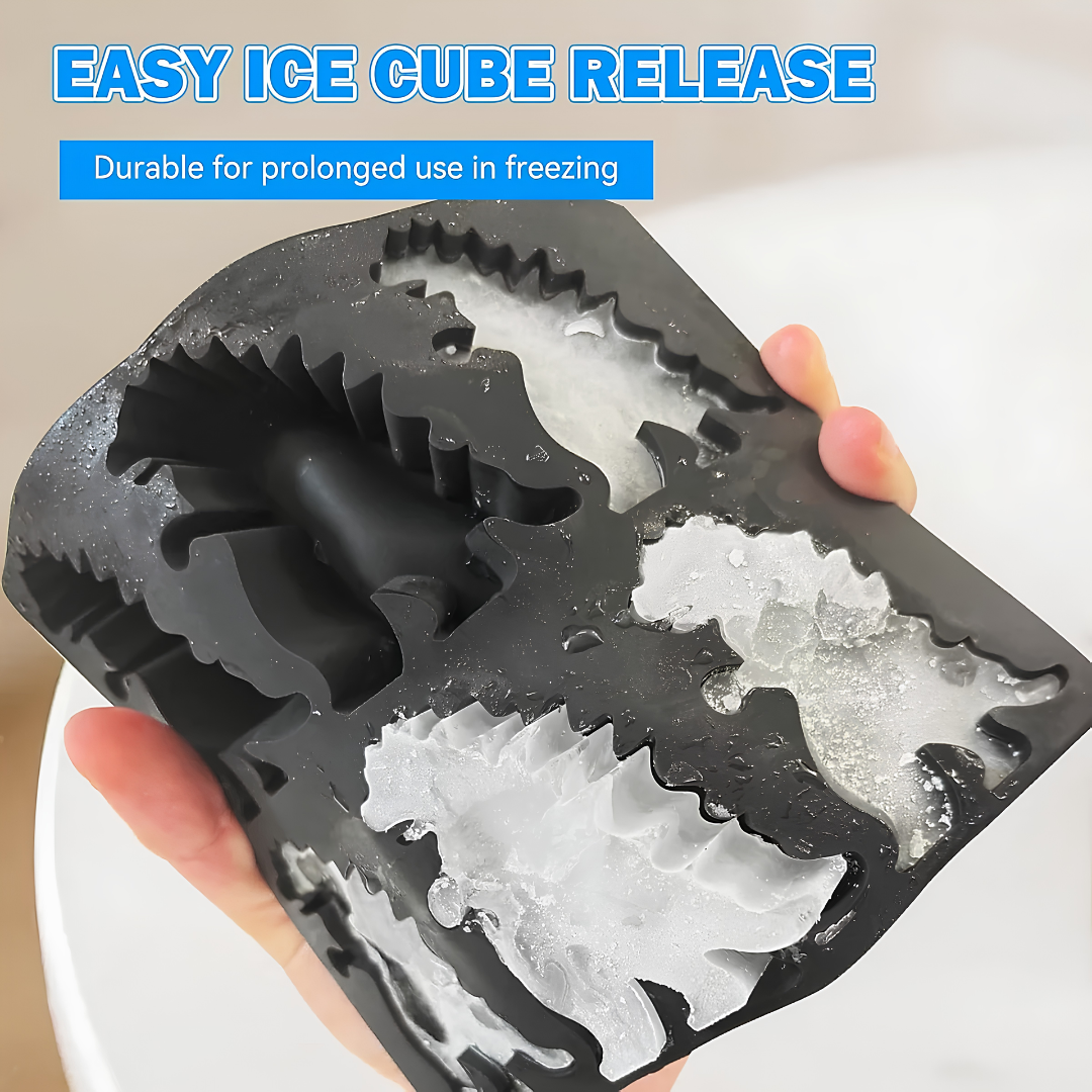 Godzilla Ice Cube Mold | 3D Silicone Freezer Tray