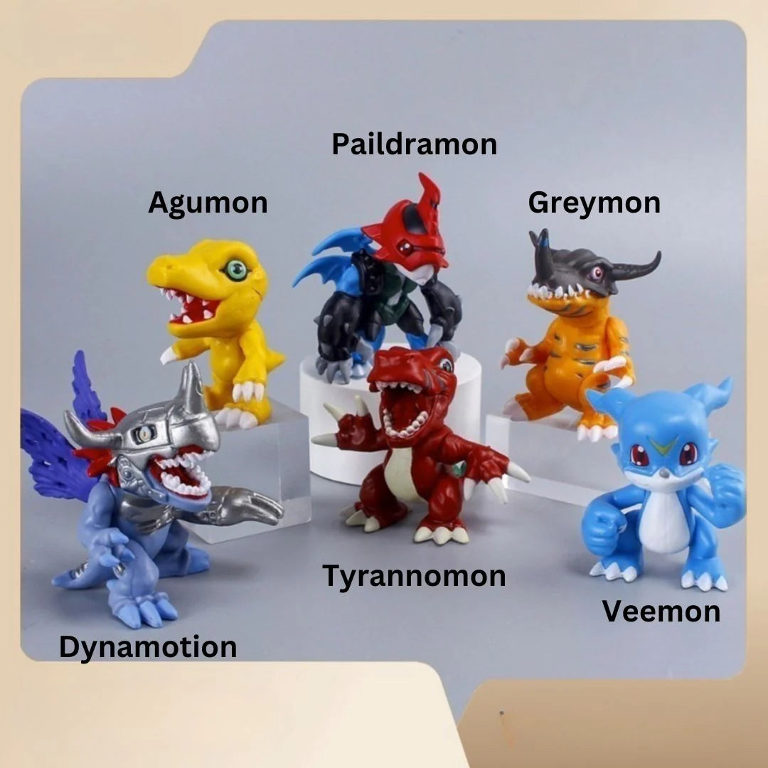 Digimon Mini Figures | Premium Digimon Adventure PVC  Collectible