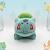 Bulbasaur, Charmander & Squirtle Plushies | Kanto Original Pokémon