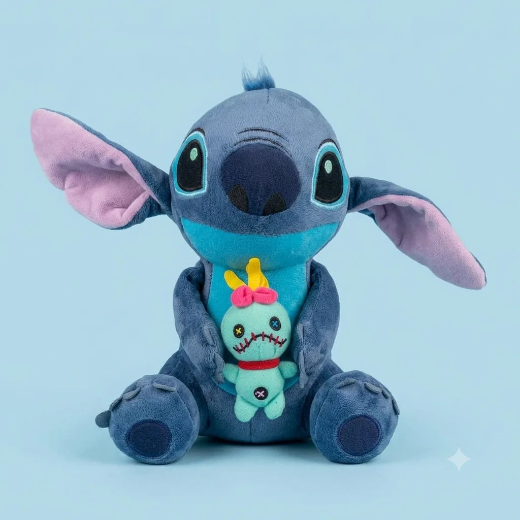Disney's Stitch and Angel Plushies | Premium Soft Toys