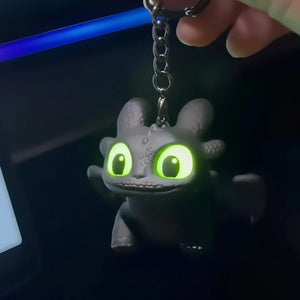 Toothless Night Fury Lightup Keychain