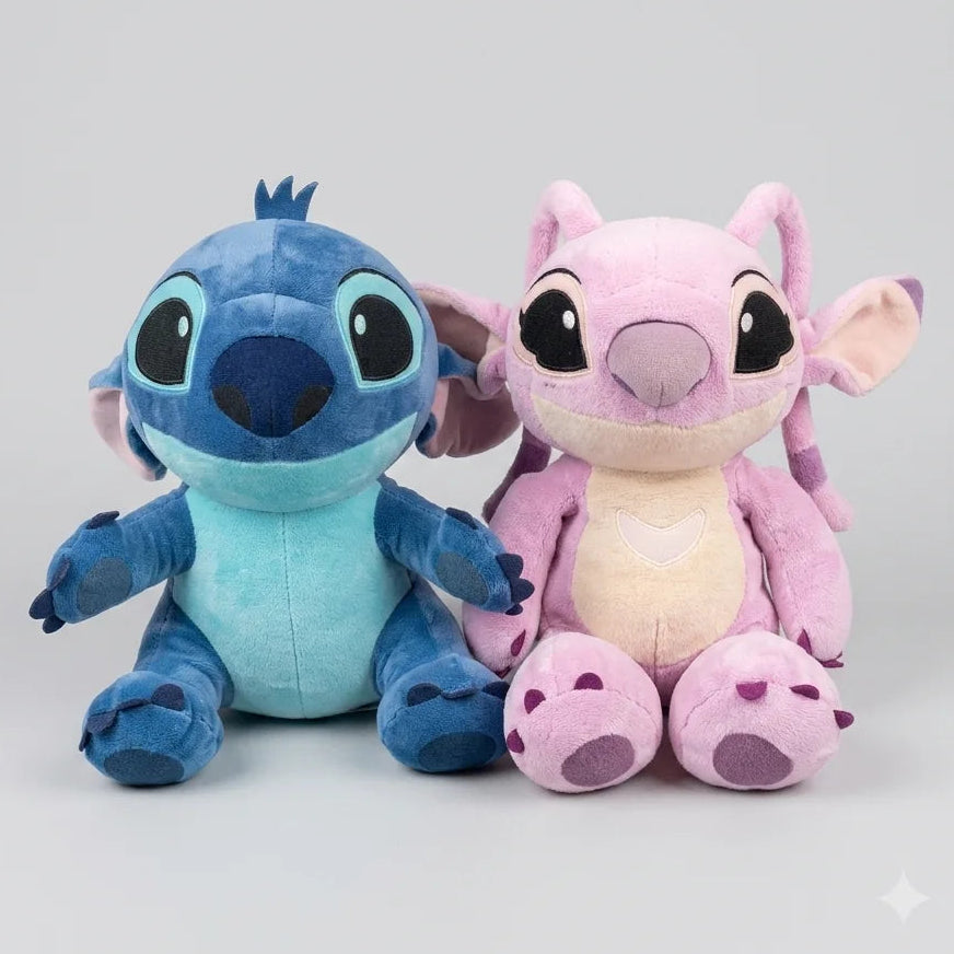 Disney's Stitch and Angel Plushies | Premium Soft Toys
